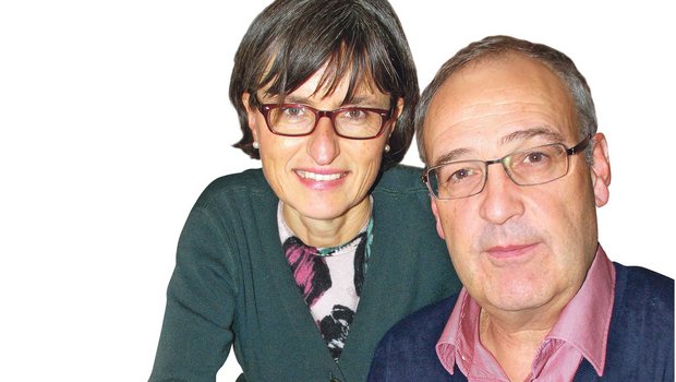 Für Zweisamkeit bleibt gegenwärtig wenig Zeit: Guy Parmelin und seine Frau Caroline, die als Lehrerin tätig ist. (Bild akr) 