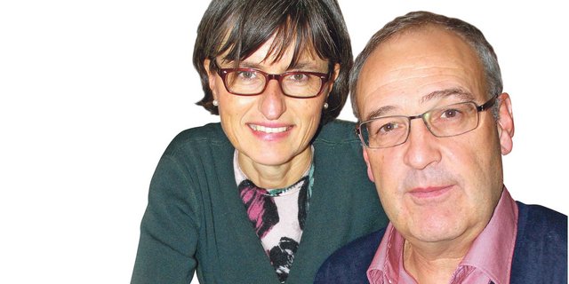 Für Zweisamkeit bleibt gegenwärtig wenig Zeit: Guy Parmelin und seine Frau Caroline, die als Lehrerin tätig ist. (Bild akr) 