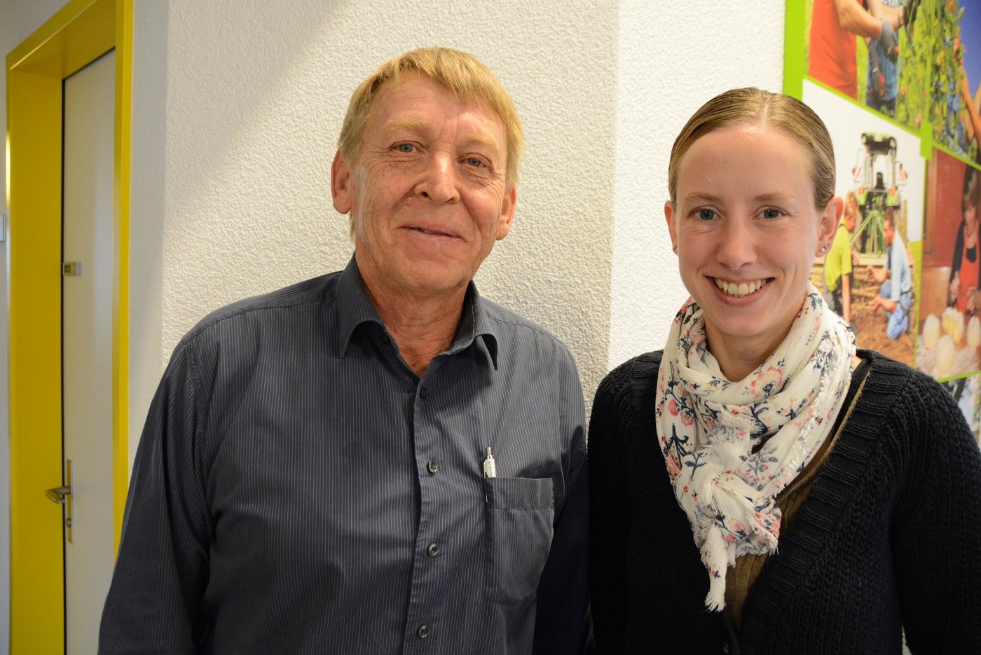 Geschäftsführerin Theresia Marbach und Präsident Josef Dissler vom Förderverein "Regionalprodukte Zentralschweiz". (Bild Josef Scherer)