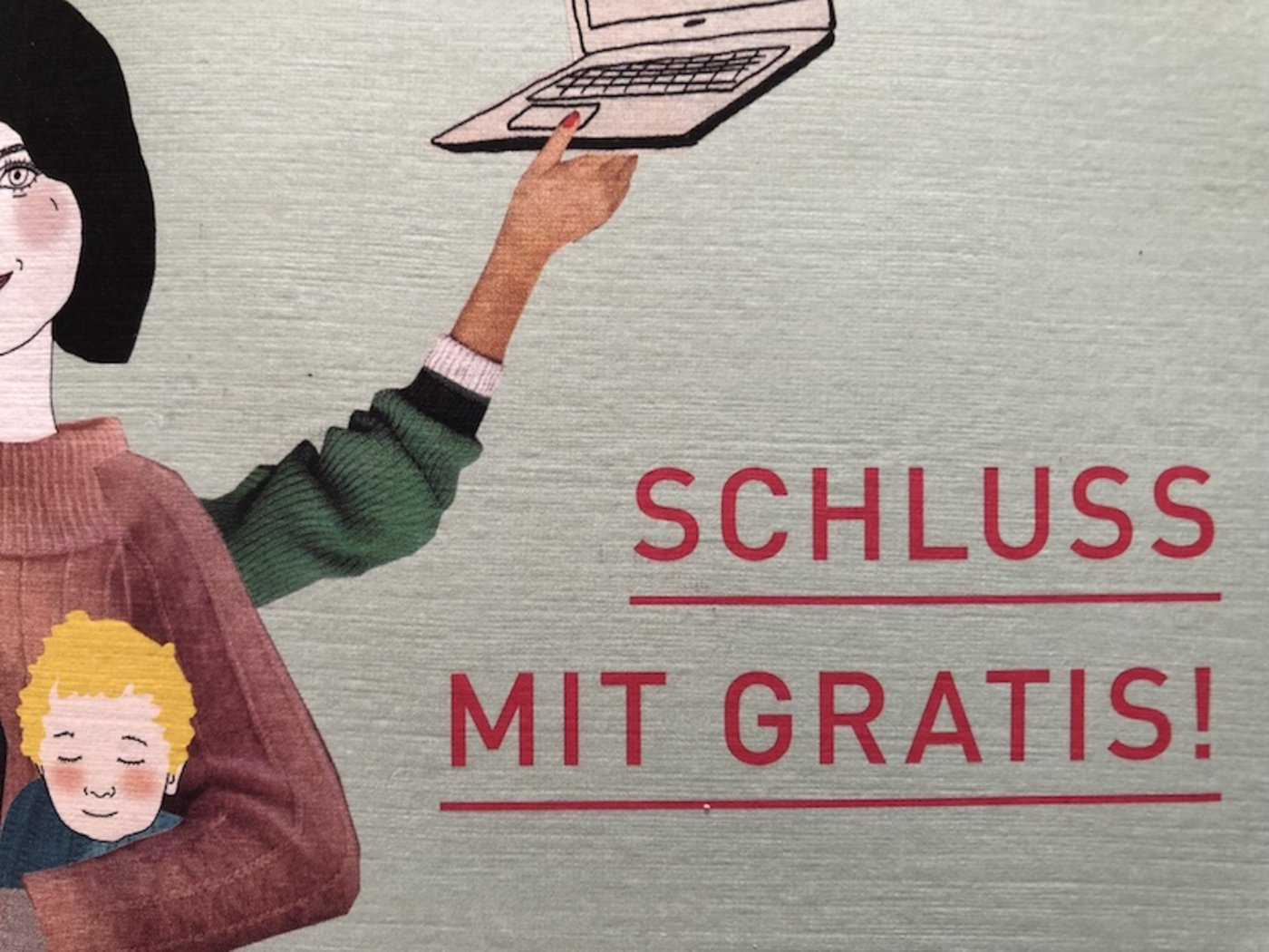 Das Buch «Schluss mit gratis» hat zwar kein Rezept gegen Gratis-Arbeit bereit, aber es regt zum Denken und Diskutieren an.