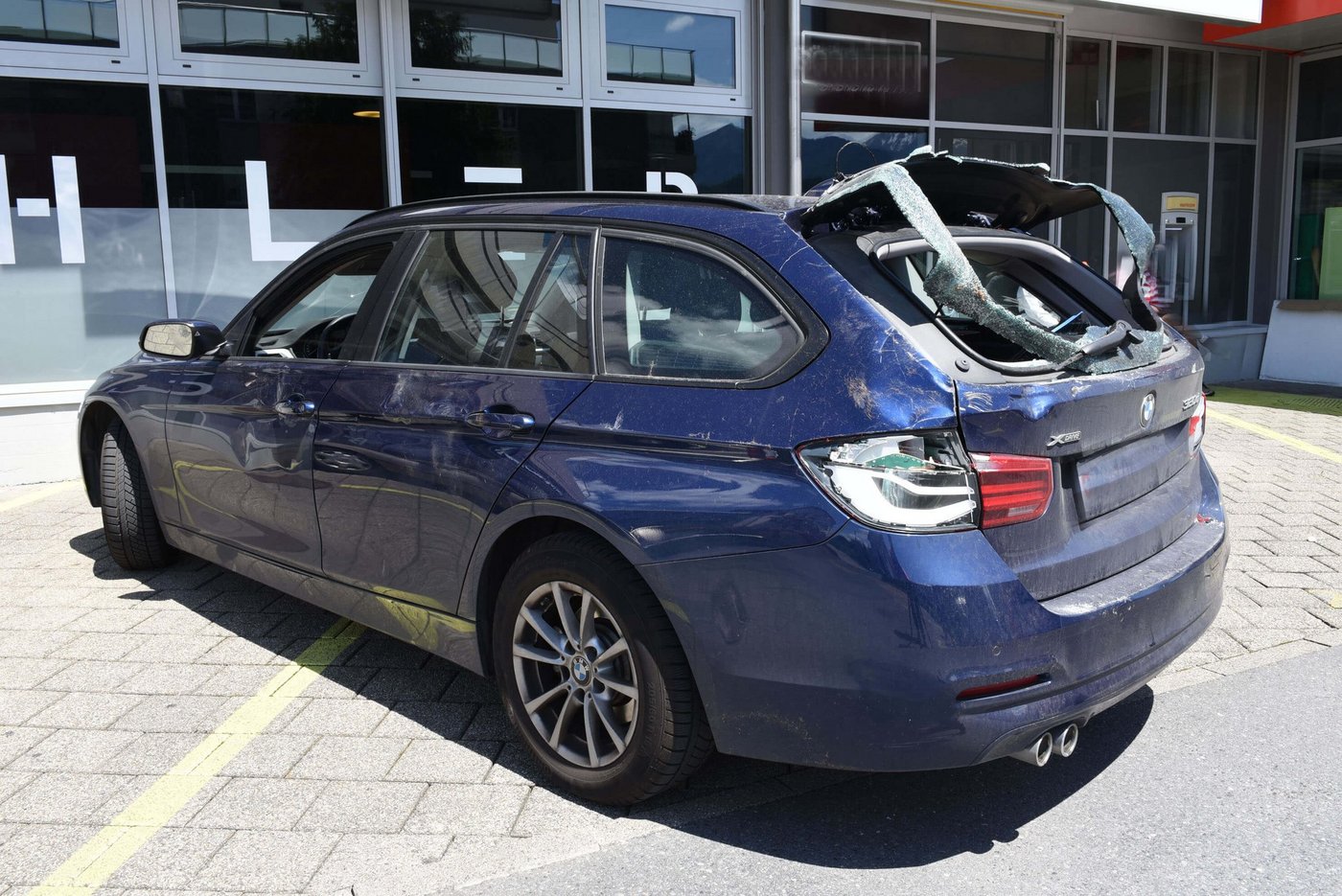 Personen kamen bei dem Vorfall keine zu Schaden, ein Pferd wurde aber leicht verletzt. (Bild Kapo LU)