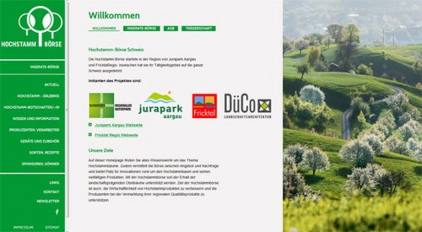 So präsentiert sich die neue Webseite. (Bild Screenshot)