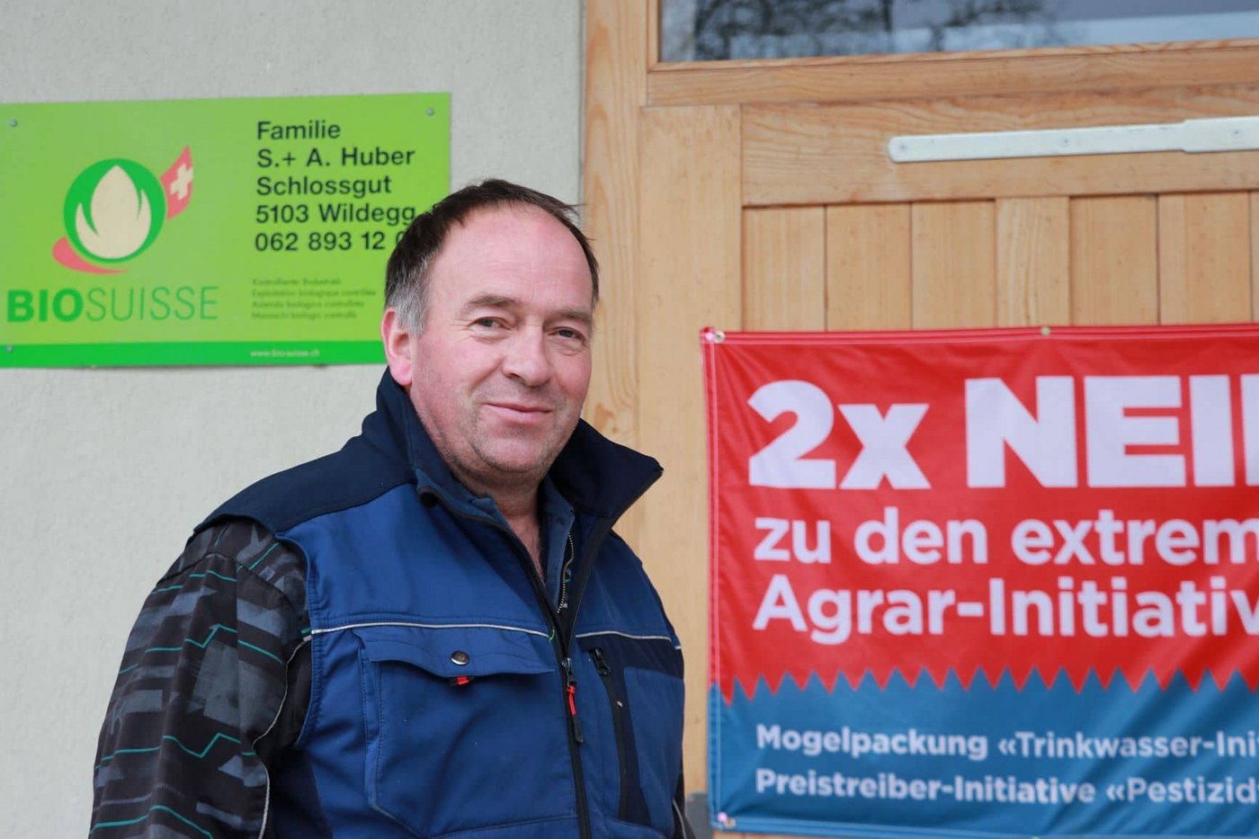 «Ihr müsst euer Gesicht zeigen», rief Alois Huber die Bauernfamilien zum Abstimmungskampf auf. (Bild Ruth Aerni)