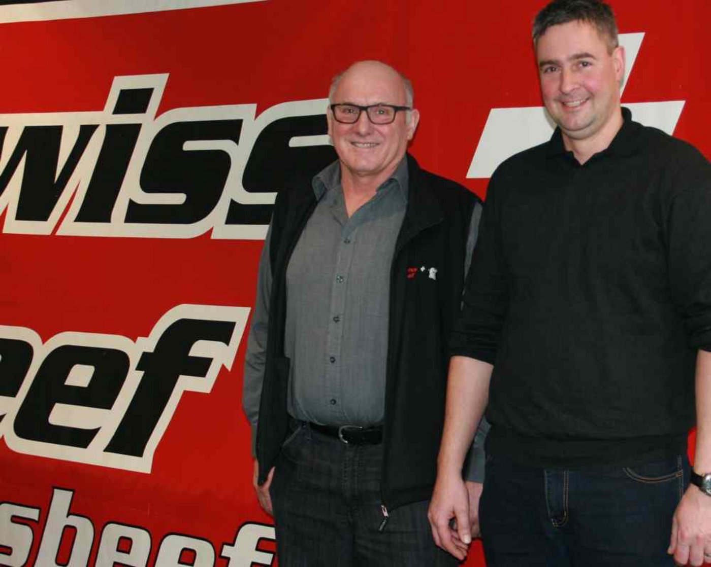 Wechsel im Präsidium: Christian Glur (rechts) ersetzt Urs Meier. (Bild Anton Haas)