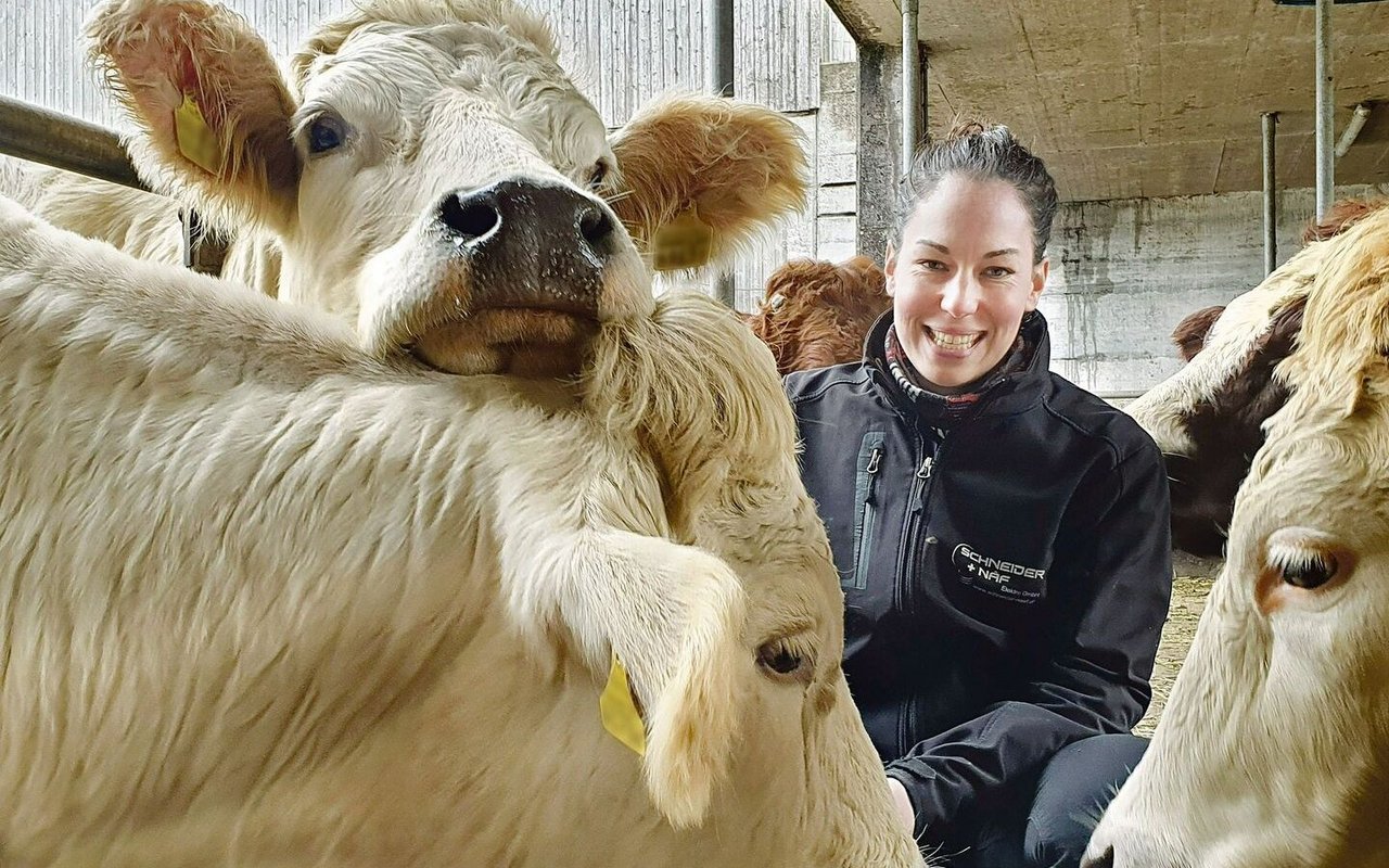 Mutterkuhhaltung mit Natura-Beef ist ein gutes Standbein auf Judith Wylers Betrieb.