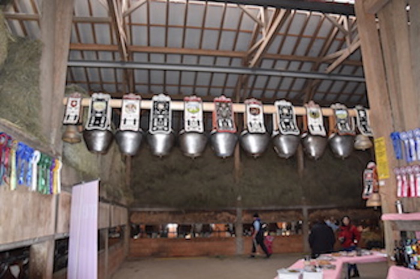 Die Familie Delabays scheute keinen Aufwand und empfing die Gäste mit ihrem welschem Charme.