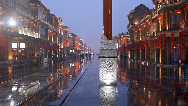Eine Strasse in Peking. (Symbolbild Pixabay)