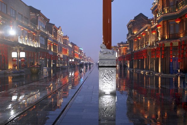 Eine Strasse in Peking. (Symbolbild Pixabay)