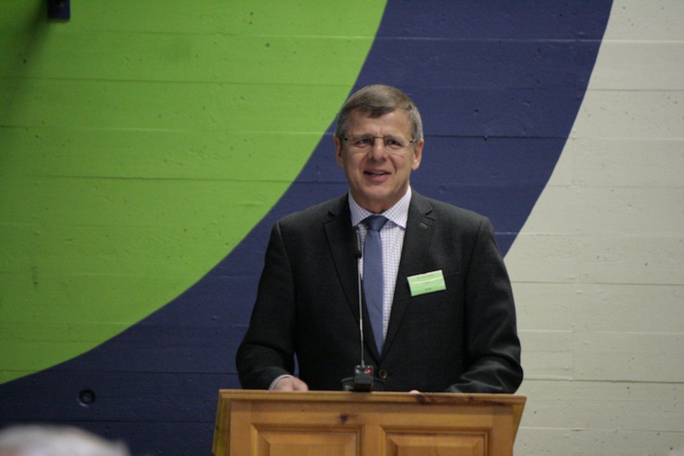 ... Gemeindepräsident Landquart Sepp Föhn.