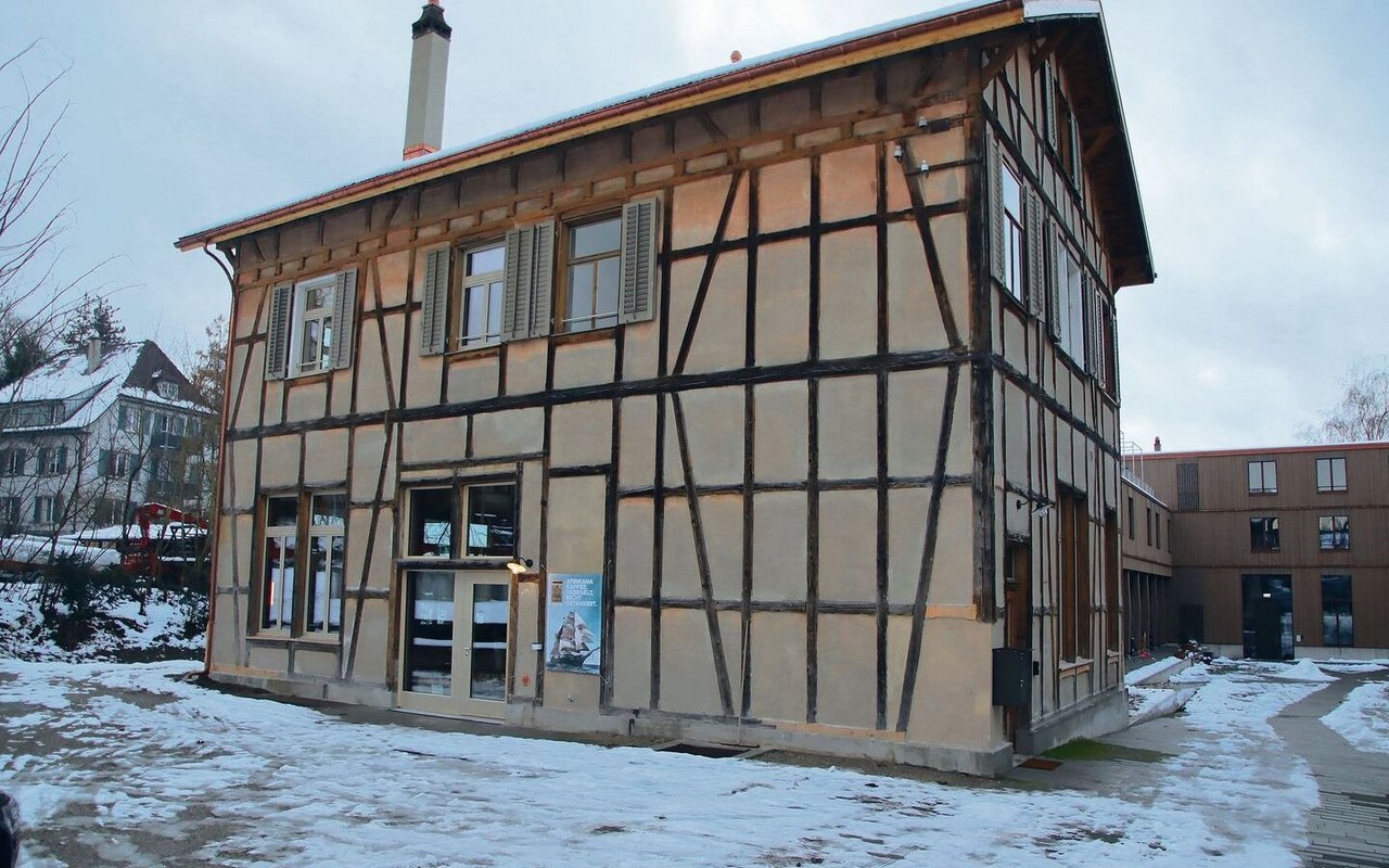 Das alte Wagi-Haus in Schaffhausen stammt noch aus den Zeiten der früheren Wagenfabrik. 