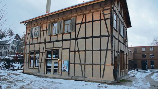 Das alte Wagi-Haus in Schaffhausen stammt noch aus den Zeiten der früheren Wagenfabrik. 