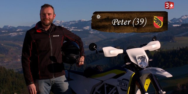Eine grosse Leidenschaft von Peter ist das Motorradfahren. (Bild 3+)