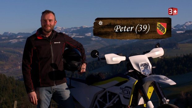 Eine grosse Leidenschaft von Peter ist das Motorradfahren. (Bild 3+)