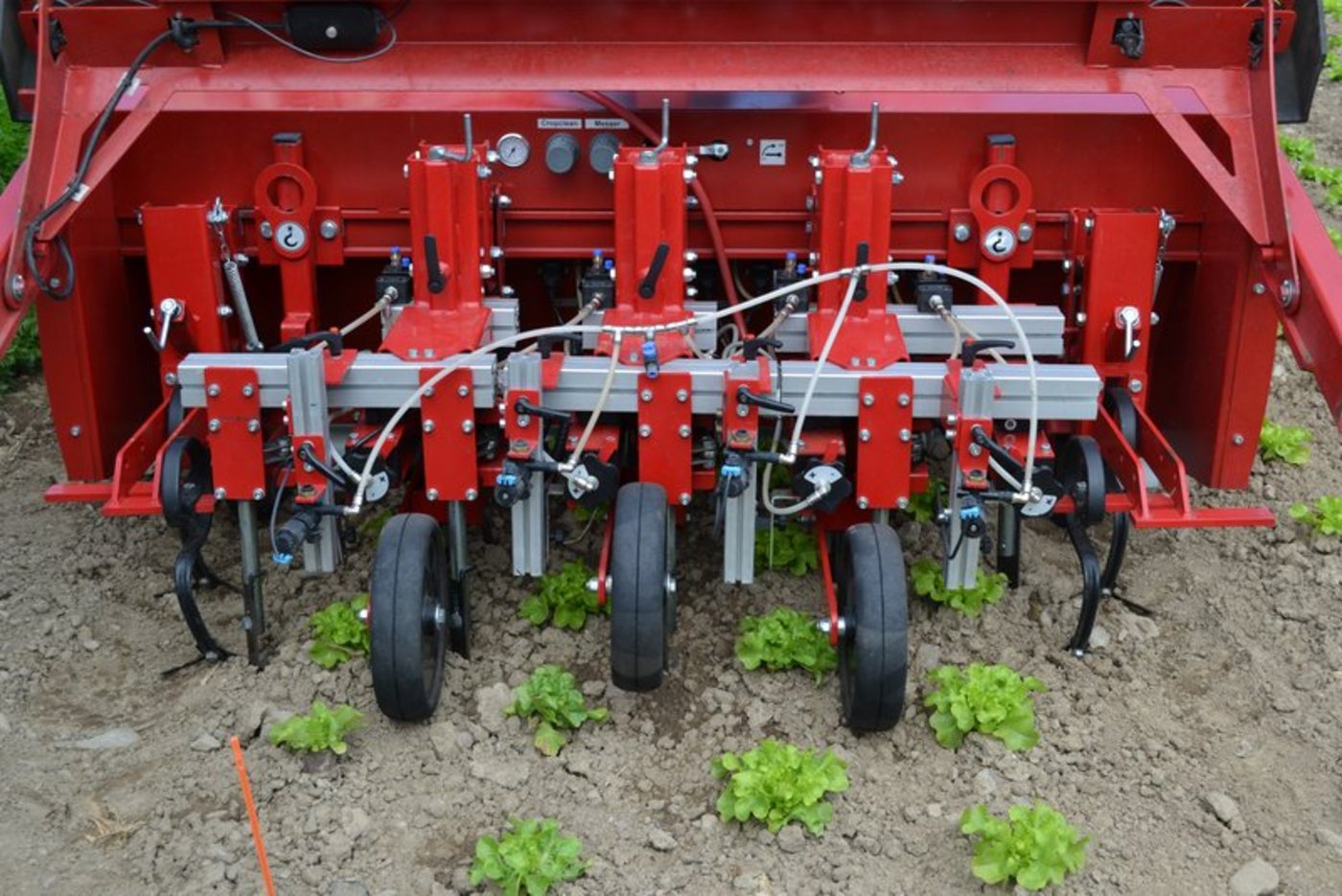 Jät- und Spritzroboter Steketee von Agroscope ist eine Möglichkeit, wie in Zukunft Pflanzenschutzmittel eingespart werden könnten. (Bild jsc)