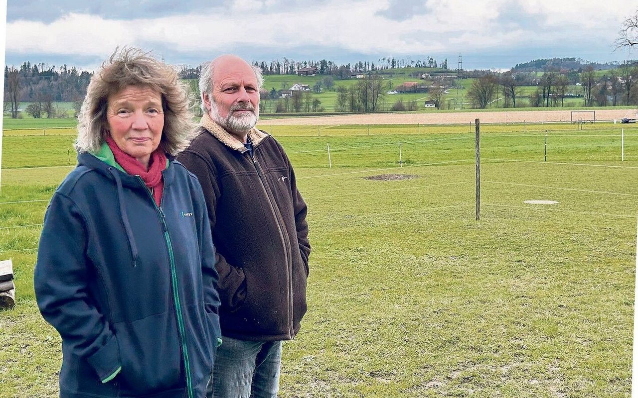 Maya und Markus Hächler vom Schwobshof in Gossau verstehen weder das Vorgehen noch die Intention des Kantons. 