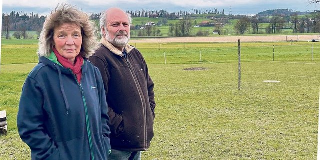 Maya und Markus Hächler vom Schwobshof in Gossau verstehen weder das Vorgehen noch die Intention des Kantons. 