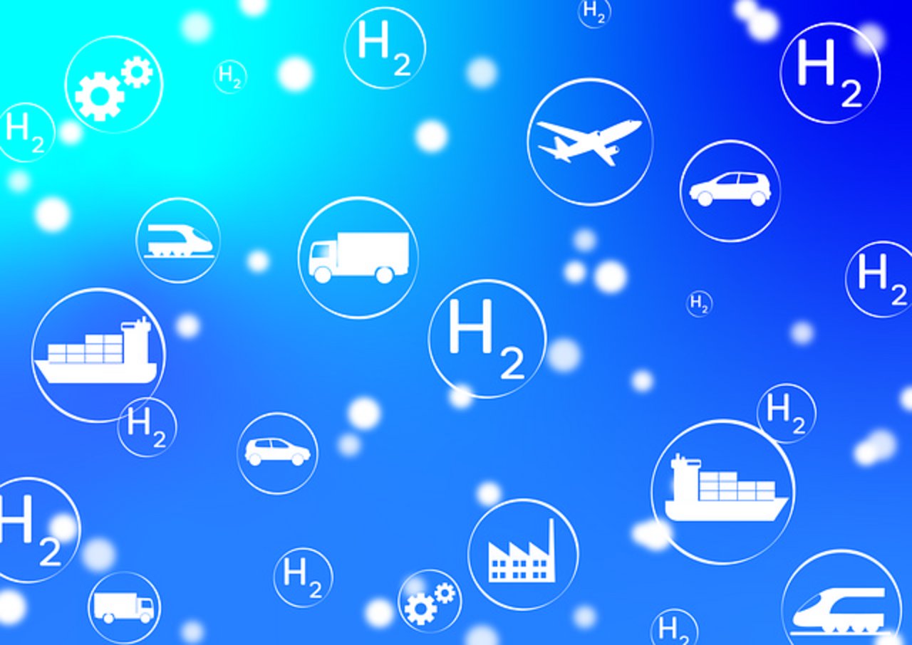 Für Flugzeuge könnte Wasserstoff (H2) Potenzial haben, für Autos weniger. (Bild Pixabay/akitada31)