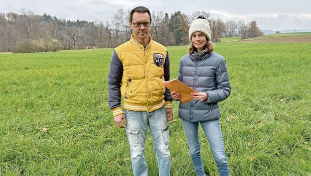 Martin und Bettina Hübscher werteten einen Teil dieser Parzelle auf. Die Aufwertung der übrigen Fläche wird ihnen aber verweigert.