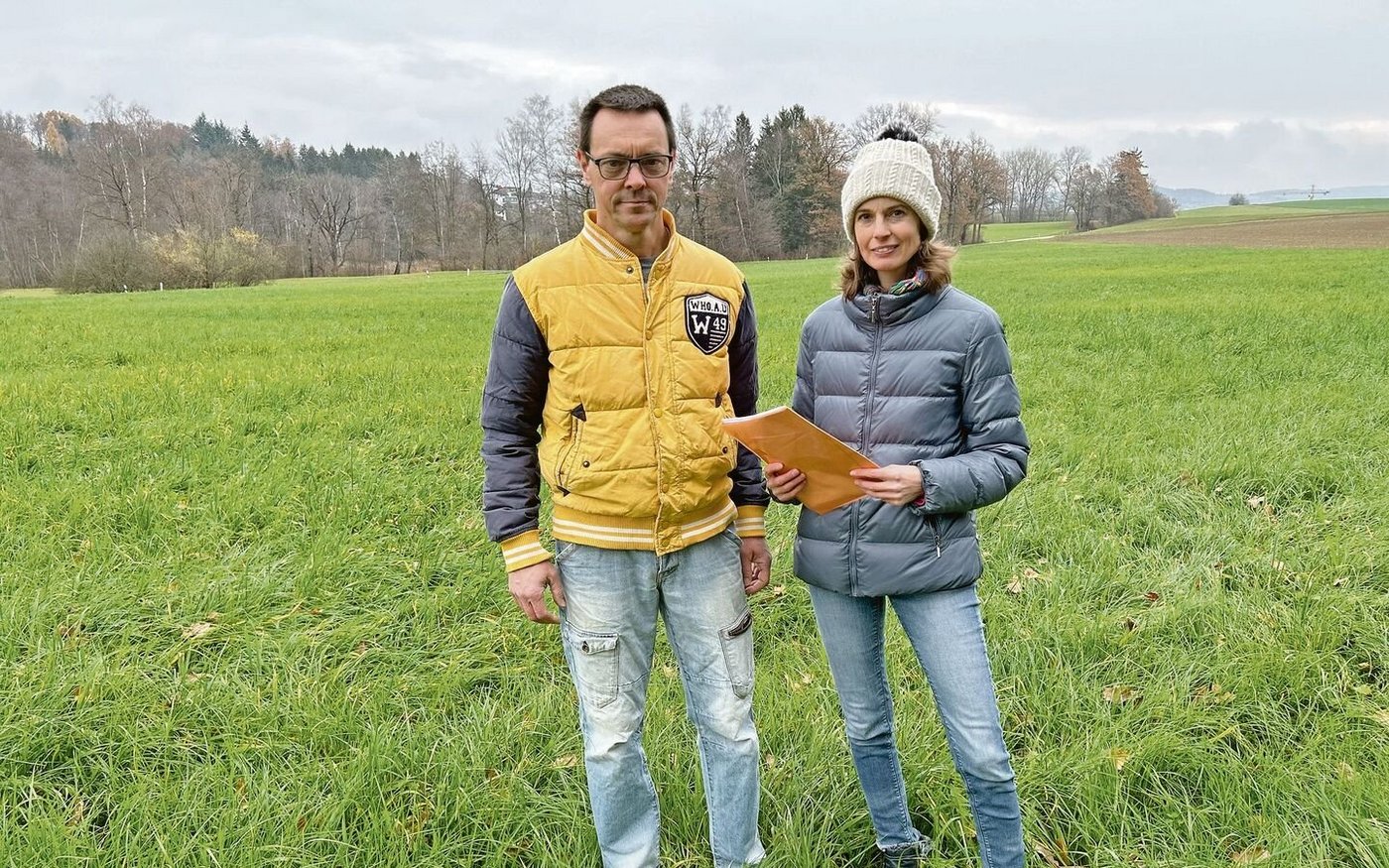Martin und Bettina Hübscher werteten einen Teil dieser Parzelle auf. Die Aufwertung der übrigen Fläche wird ihnen aber verweigert.