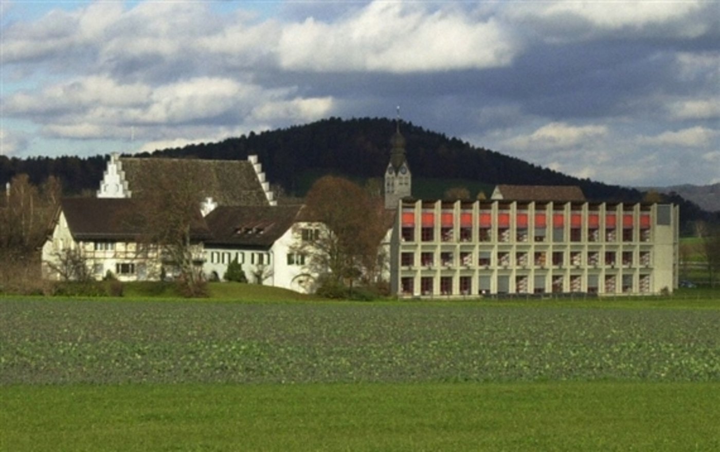 Das Gebäude der Agroscope FAT in Tänikon TG. (Bild zVg) 