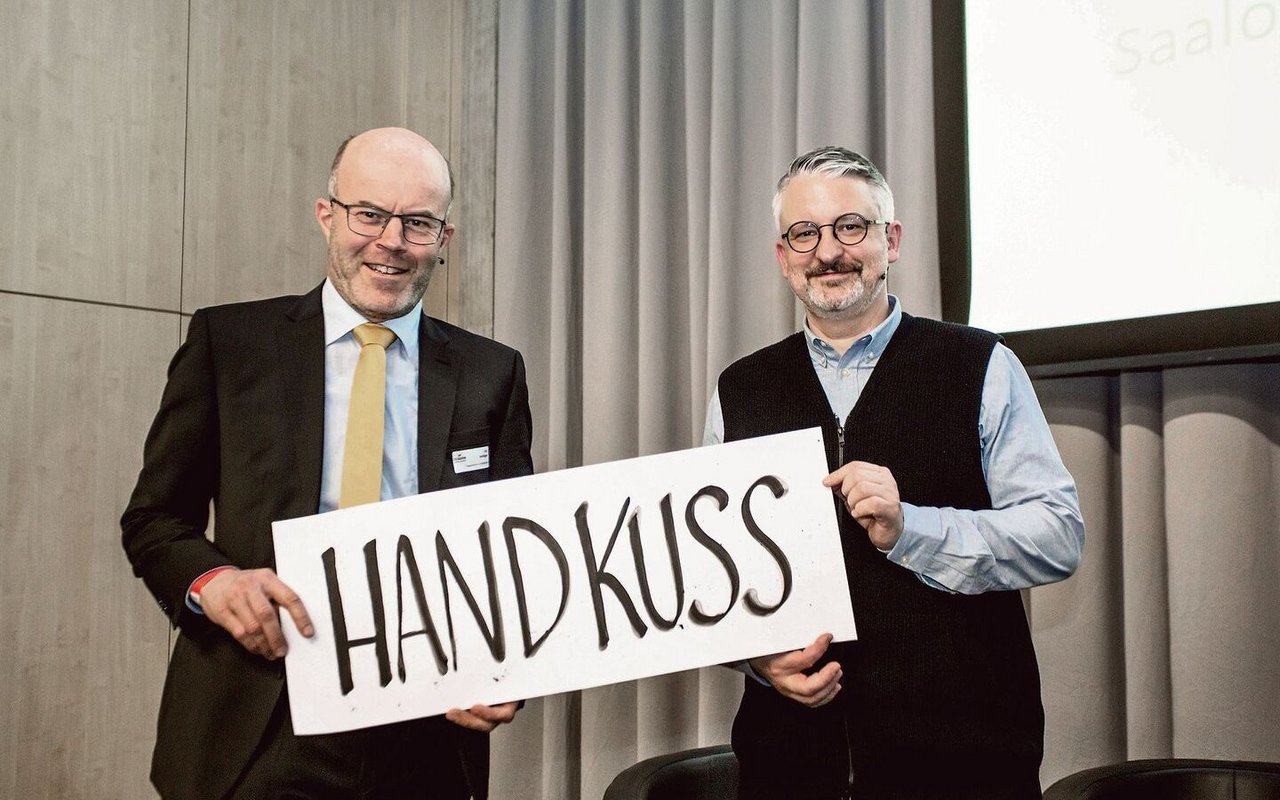 Culinarium-Geschäftsführer Urs Bolliger und Referent Martin Sturzenegger freuen sich jetzt schon auf das Festival «Handkuss».