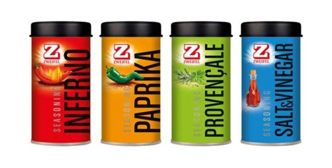 Die Marke Zweifel ist bei den Konsumenten nach wie vor beliebt. Seit 2017 im Regal zu finden sind auch die Streugewürze. (Bild Zweifel)