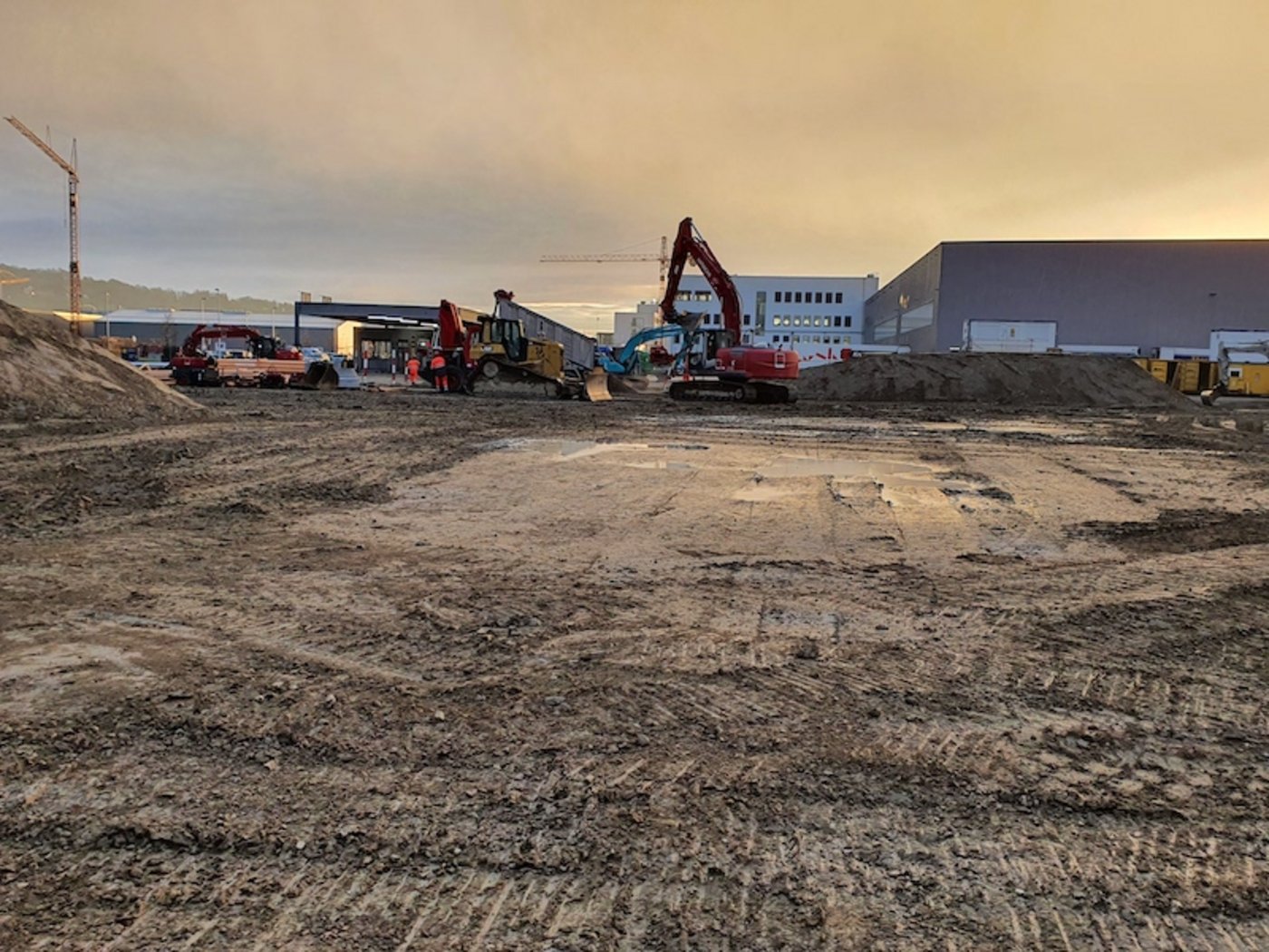Das neue Gebäude wird gleich neben ein bestehendes Verteilzentrum von Lidl gebaut. Weitere Standorte sollen folgen. (Bild Lidl)