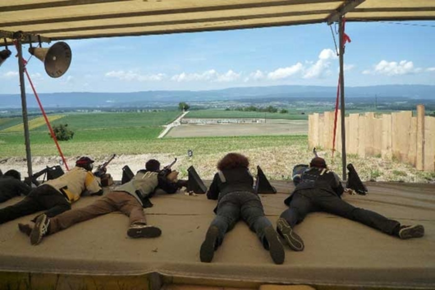 Impression vom Feldschiessen aus dem Kanton Freiburg. (Bild Emil Aeby, SIS)