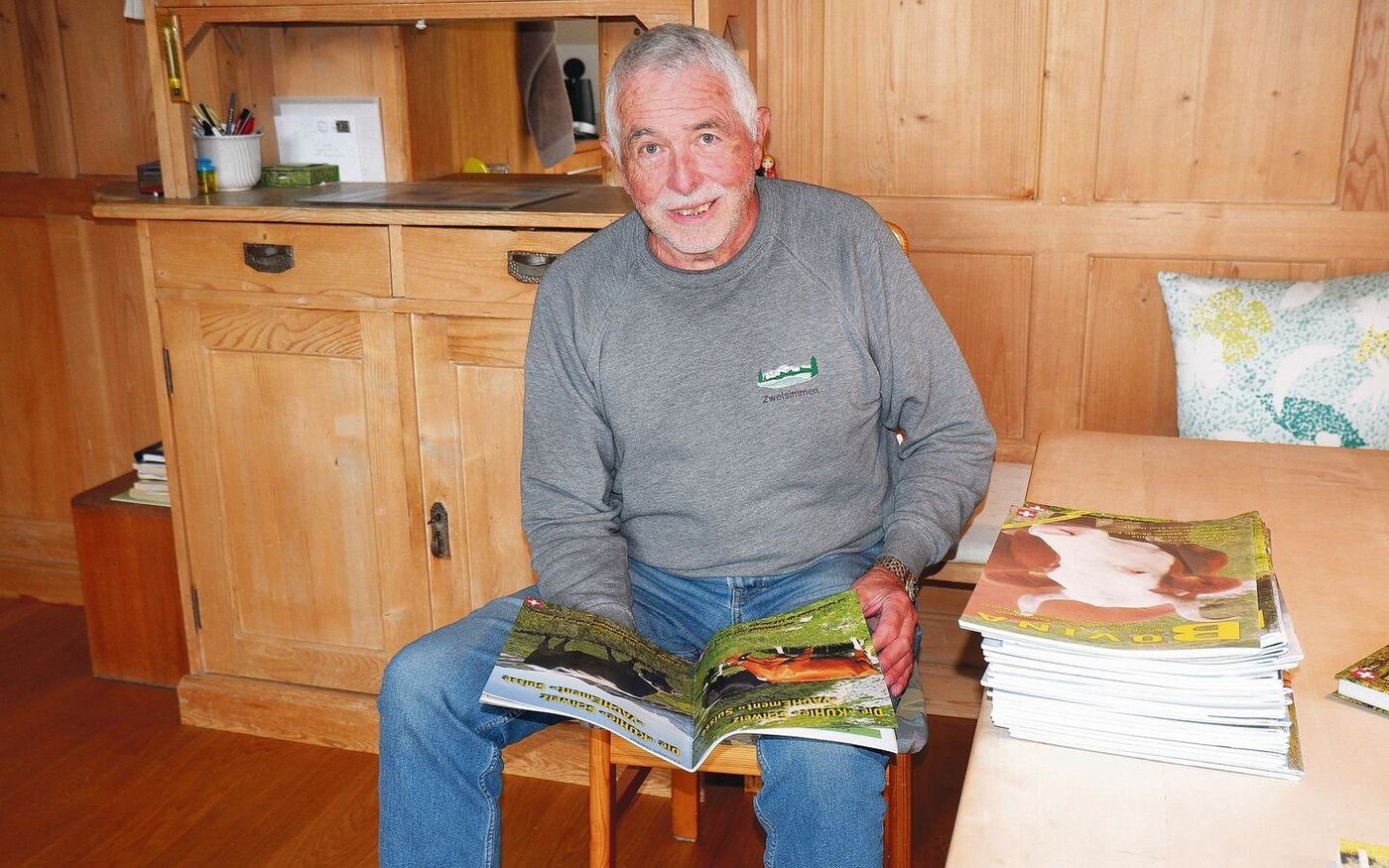 Während acht Jahren publizierte Christoph Gerber die Zeitschrift «Bovina» im Eigenverlag.