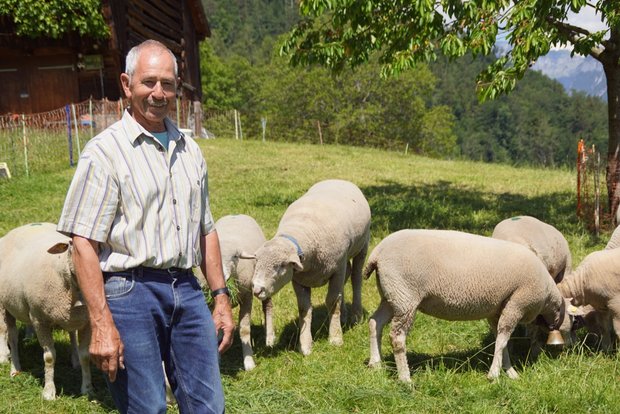 Wolfgang Willi, Schafhalter und BGK-anerkannter Moderhinke-Berater. Er hat seine Herde erfolgreich von Moderhinke befreit. Bild: Michael Götz
