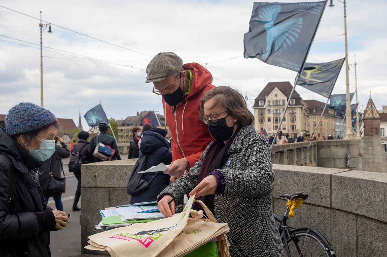 Seit Beginn der Proteste gegen Syngenta in Basel im Jahr 2015 habe sich der Umsatz des Agromultis fast verdoppelt. (Bild Meret Buser)