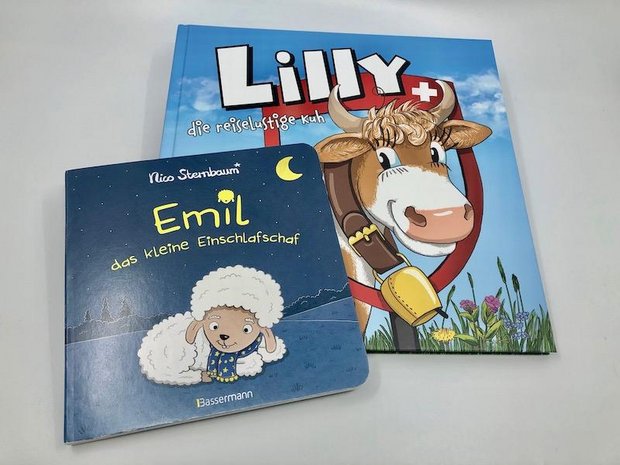 Buchtipp: Tierische Geschichten für Kinder Cover der beiden Kinderbücher. (Bild et)