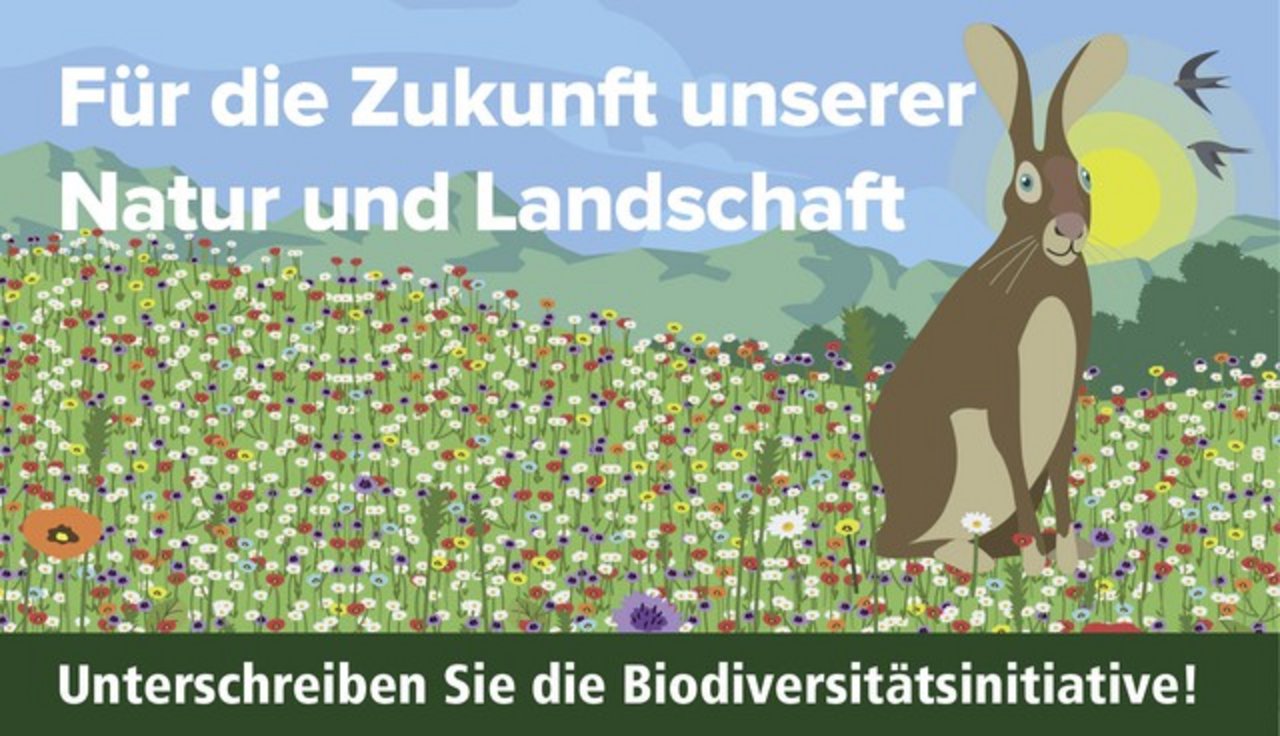 Für beide Initiativen konnten innerhalb eines Jahres genug Unterschriften gesammelt werden. (Bild biodiversitaet-landschaft.ch)
