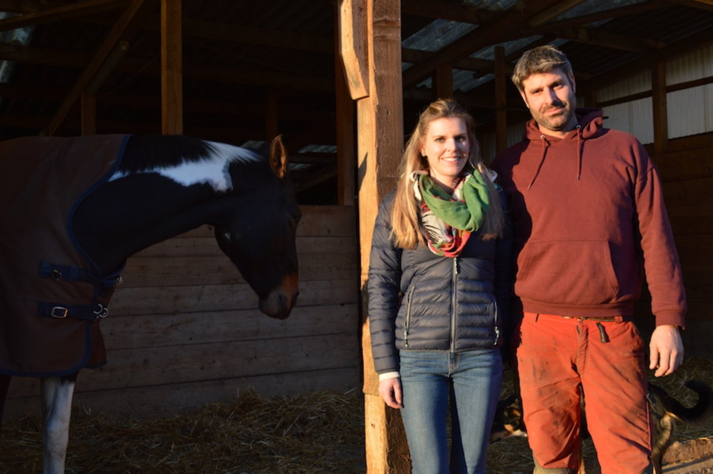 Miriam Haller und Mathias Mathys setzen auf die Pferde. (Bild asa)
