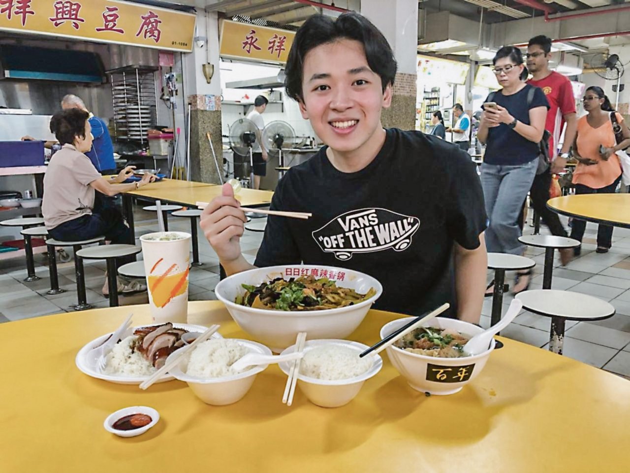«Die Herkunft der Lebensmittel ist unsere letzte Sorge.»Raphael Foo Chuan Kai, Marketingstudent aus Singapur.