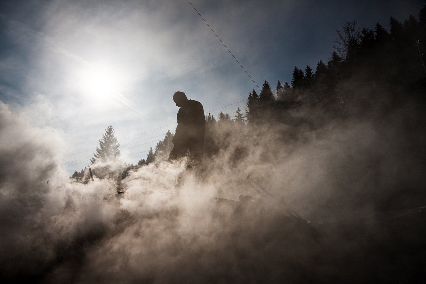 Kohledämmerung in Bramboden im Entlebuch LU.