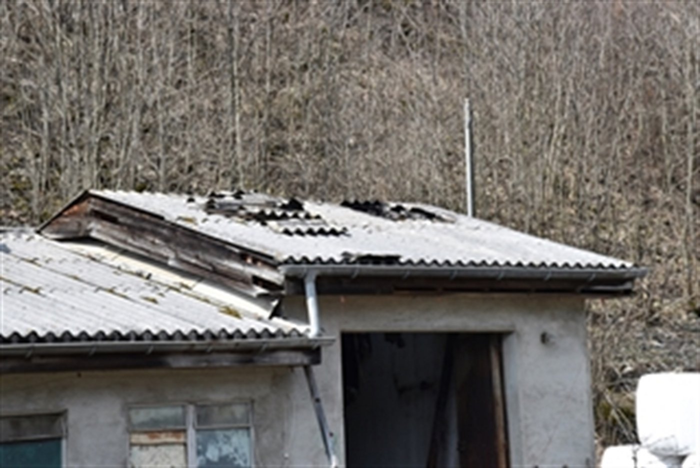 Der Stall war in einem Anbau eingerichtet. (Bild Kapo GR)