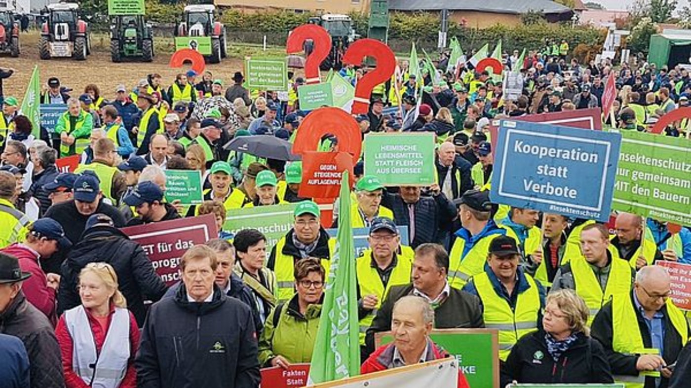 Die Demonstration ist vor dem Bundeslandwirtschaftsministerium in Bonn geplant. (Bild Deutscher Bauernverband)