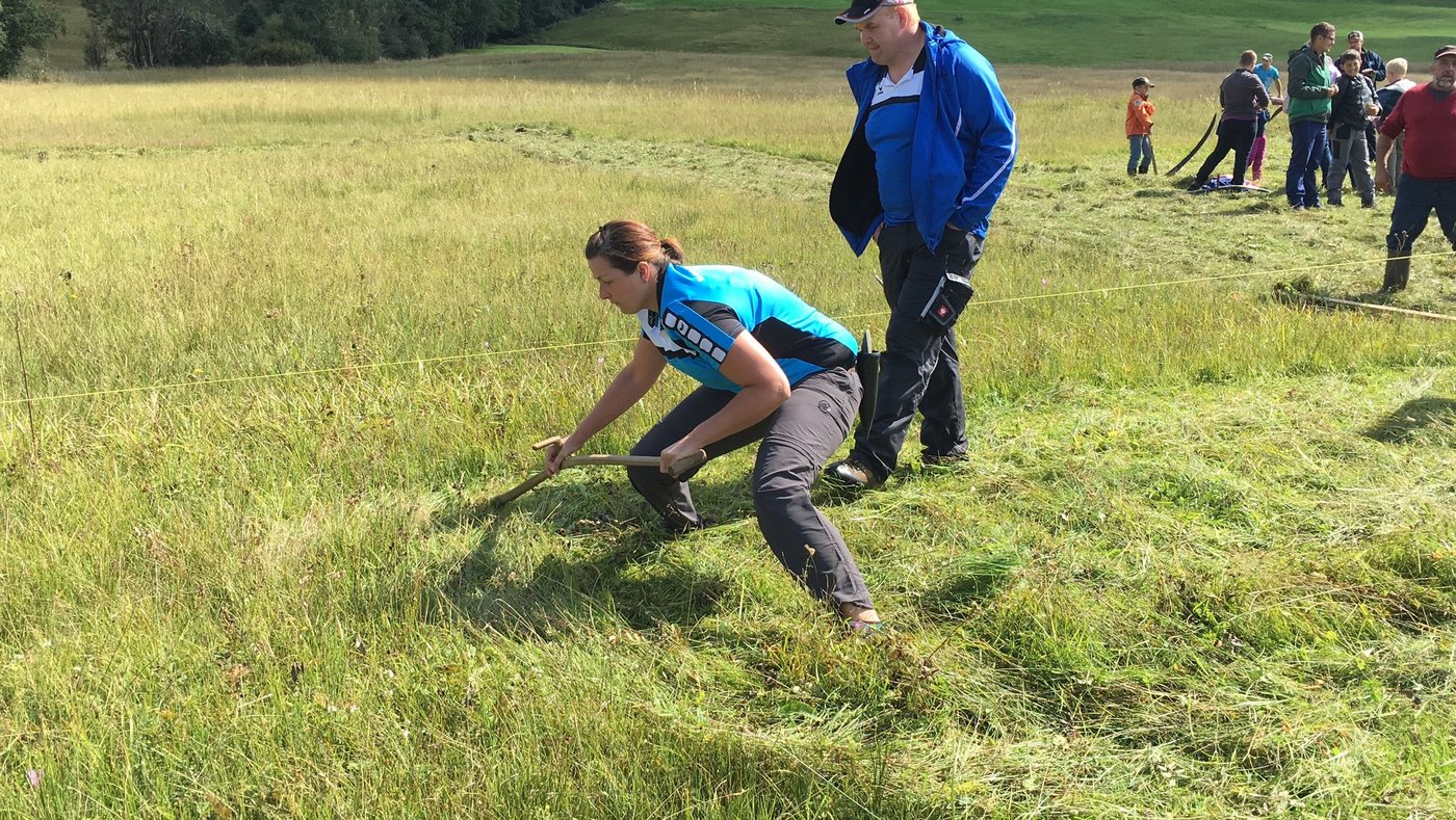 Regula Frehner auf dem Weg zum Tagessieg. (Bilder zVg)