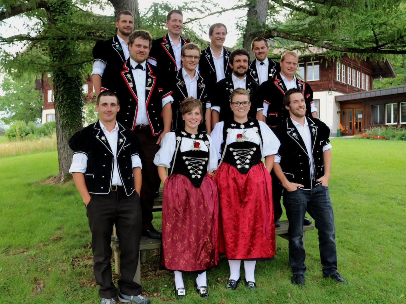 Die Landwirtinnen und Landwirte der Klasse b der Nachholbildner des Inforama Berner Oberland. 
