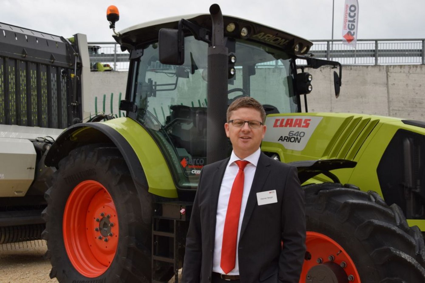 Serco-CEO Werner Berger hat Grund zur Freude. Die … (Bilder Jeanne Woodtli)