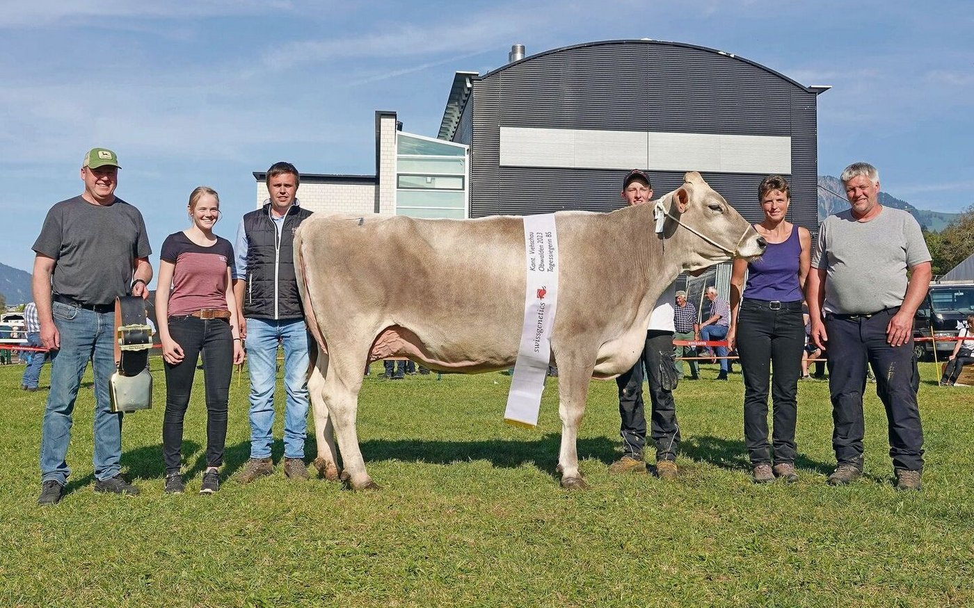 Estell von Martin Wallimann, Alpnach Dorf, wiederholte ihren Vorjahreserfolg und wurde erneut Miss Braunvieh.