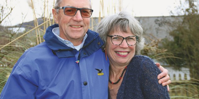 Fanden sich im Web: Hedy Campani und Richi Feusi. (Foto: Benildis Bentolila)