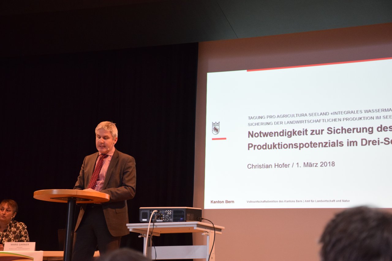 Christian Hofer, Vorsteher des Amtes für Landwirtschaft und Natur (Lanat) vom Kanton Bern, ist sich des Problems im Seeland bewusst..