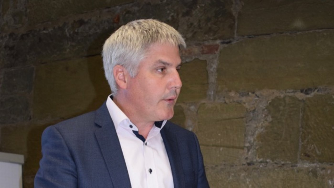 Christian Hofer lud am Mittwoch zur Medienkonferenz. (Bild Daniela Joder)