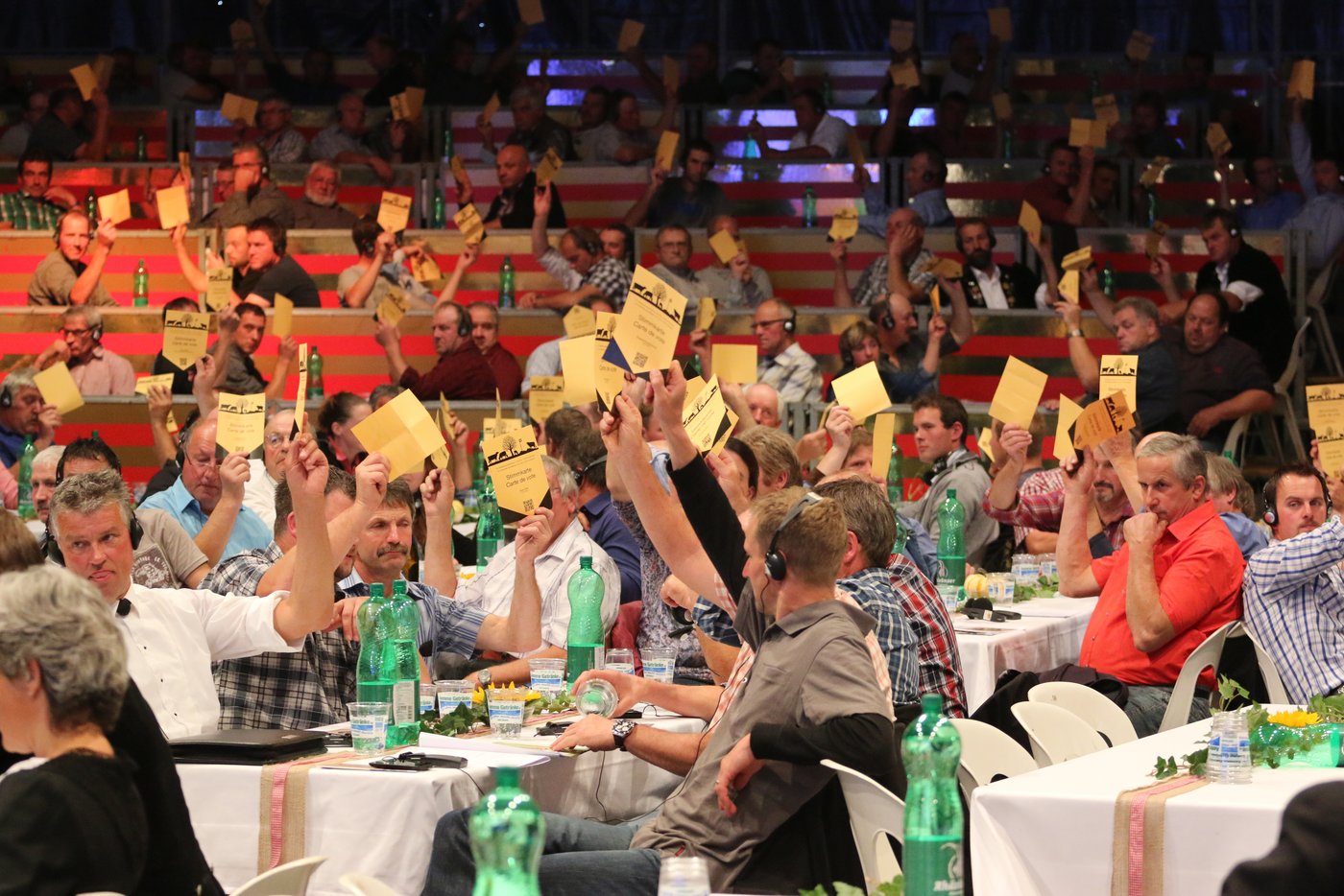 Die Delegierten entschieden das Budget des kommenden Jahres in die Kompetenz des Vorstand zu übergeben. 