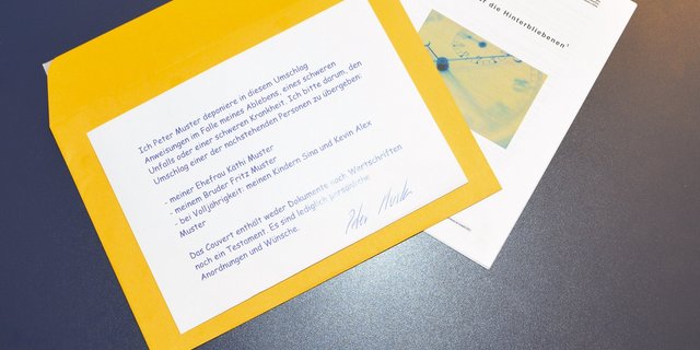 Ein aktualisierter Notfallplan entlastet bei Unfällen oder Krankheit die Angehörigen. 