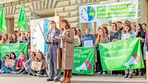 Die Co-Präsidentinne Die Co-Präsidentinnen Margot Chauderna (links) und Magdalena Erne argumentieren mit dem Erhalt der Lebensgrundlagen.