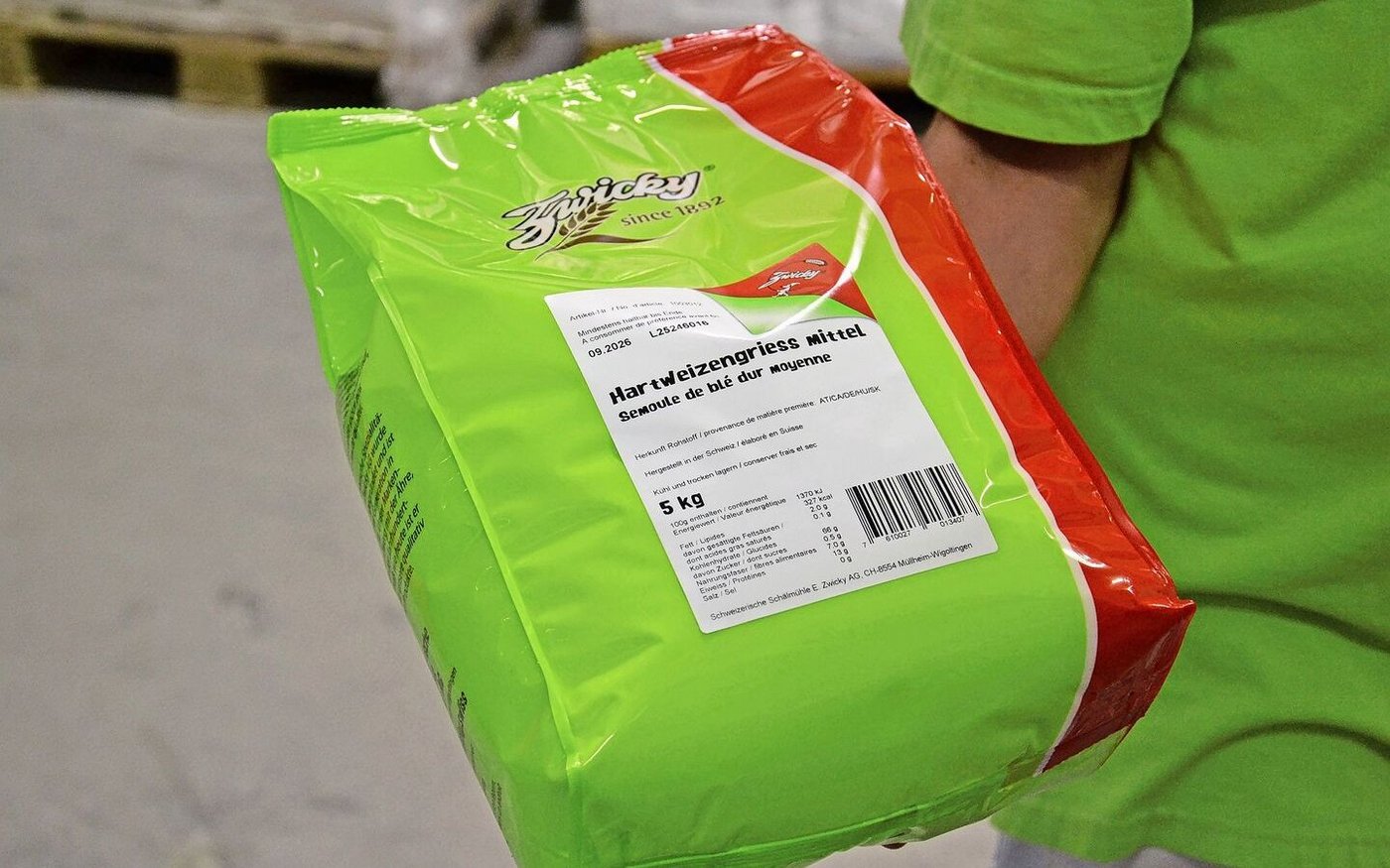 2,5–5-kg-Säcke sind für die Gastronomie beliebt. 