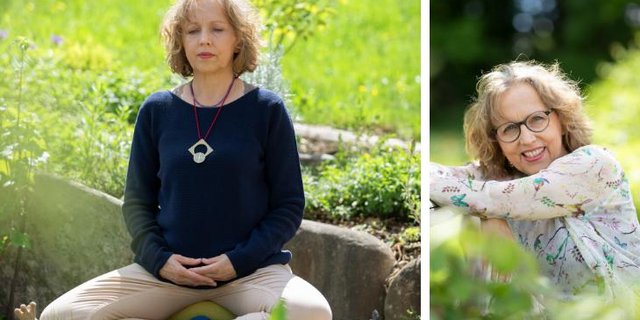 Claudia Nothelfer nimmt sich regelmässig Zeit für Meditationen. (Bilder Pia Neuenschwander)